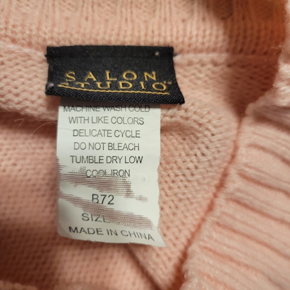 Salon Studio Pink Oversized Sweater Winter Comfy - Picture 5 of 5